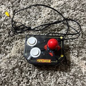 Black and Red Arcade Style Game Controller